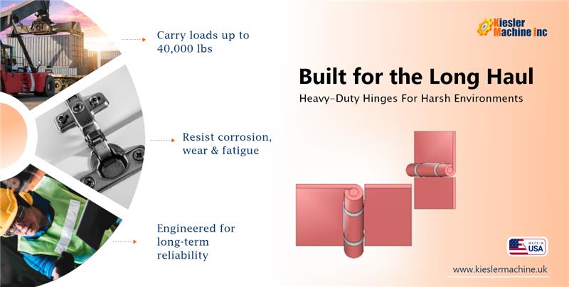 heavy-duty industrial hinges